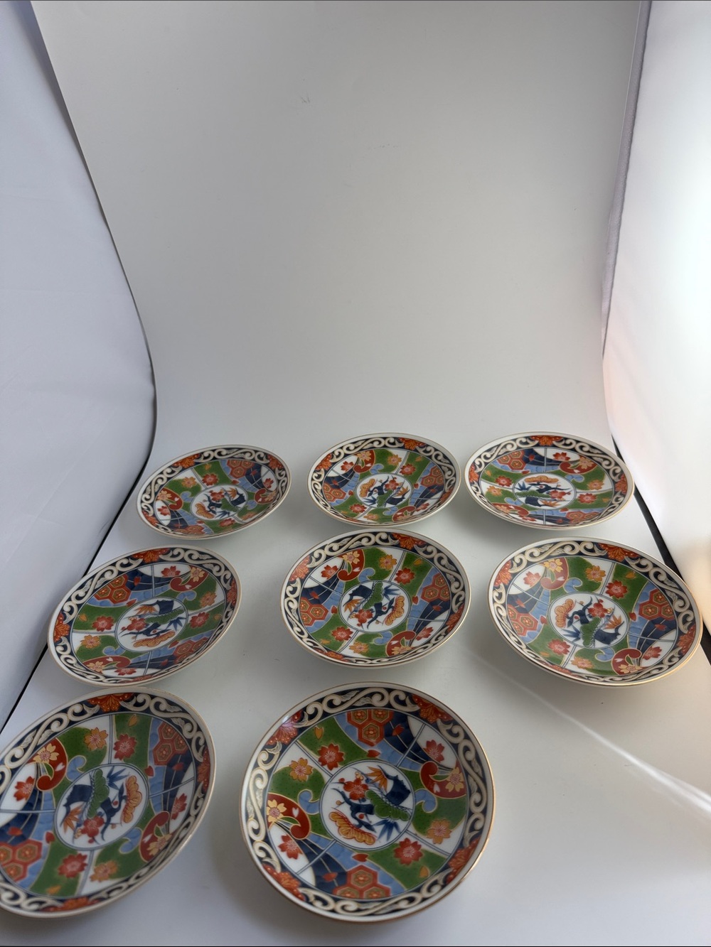 Andrea by Sadek Japan Aritaware Porcelain Dipping Bowls set of 8